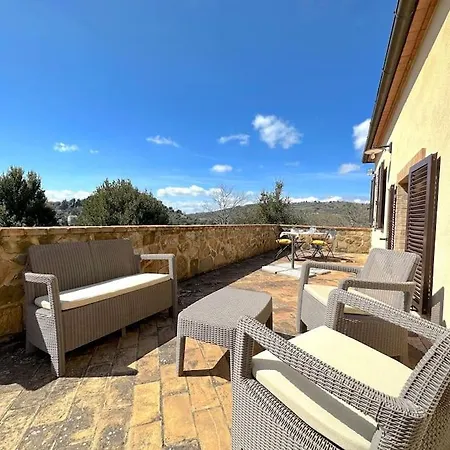 Tuscany Panoramic View - Relax In Val D'orcia アパート セッジャーノ
